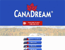 Tablet Screenshot of fr.canadream.com